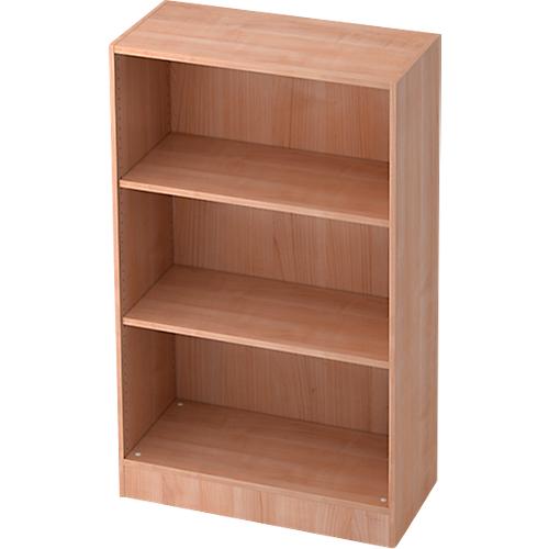 Regal TARVIS, 3 OH, B 800 x T 400 x H 1270 mm, Nussbaum-Dekor