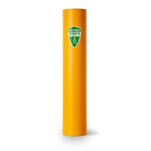 Regalstützenschutz a.m.p.e.r.e. ECO RACK, Tiefkühllager geeignet, Signalfarbe, recycelter Kunststoff, B 88-100 x H 600 mm