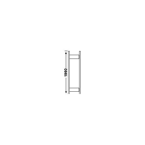 Regalsystem R3000, Rahmen,H1960 x 400mm
