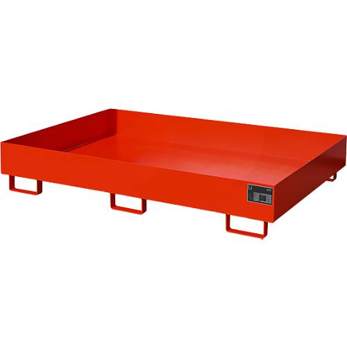 Regalwanne Typ RW/RW 1800, ohne Gitterrost, rot RAL3000