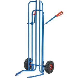 Reifenkarre, Stahlrohr, für 8 Reifen, Ø 450-750 mm, bis 200 kg, Luft-Bereifung, brillantblau (RAL 5007) Reifenkarre, Stahlrohr, für 8 Reifen, Ø 450-750 mm, bis 200 kg, Luft-Bereifung, brillantblau (RAL 5007)
