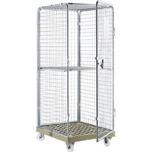 Rollbox Gr. 5 mit klappbarem Zwischenboden, grau Rollbox Gr. 5 mit klappbarem Zwischenboden, grau