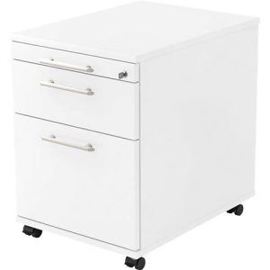 Rollcontainer, 1 Schub, 1 Utensilienauszug, Hängeregistraturauszug, B 428 x T 580 x H 590 mm, weiß/weiß Rollcontainer, 1 Schub, 1 Utensilienauszug, Hängeregistraturauszug, B 428 x T 580 x H 590 mm, weiß/weiß