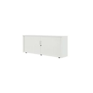Rollladenschrank, 2 OH, 1teilig, mit Mitteltrennwand, B 1800 mm, lichtgrau Rollladenschrank, 2 OH, 1teilig, mit Mitteltrennwand, B 1800 mm, lichtgrau