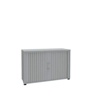 Rollladenschrank, 2 OH, 1teilig, ohne Mitteltrennwand, B 1200 mm, lichtgrau Rollladenschrank, 2 OH, 1teilig, ohne Mitteltrennwand, B 1200 mm, lichtgrau