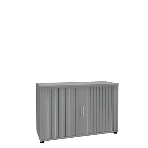 Rollladenschrank, 2 OH, 1teilig, ohne Mitteltrennwand, B 1200 mm, silber