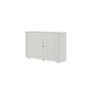 Rollladenschrank, 3 OH, 1teilig, mit Mitteltrennwand, B 1600 mm, silber Rollladenschrank, 3 OH, 1teilig, mit Mitteltrennwand, B 1600 mm, silber
