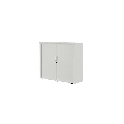 Rollladenschrank, 3 OH, 1teilig, ohne Mitteltrennwand, B 1200 mm, silber