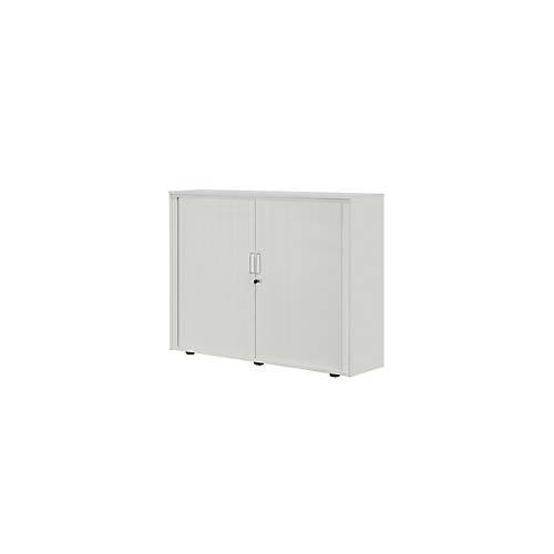 Rollladenschrank, 3 OH, 1teilig, ohne Mitteltrennwand, B 1350 mm, silber