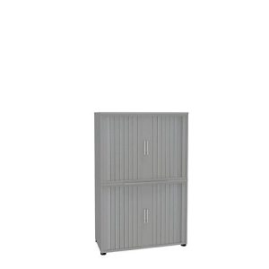 Rollladenschrank, 4 OH, 2teilig, ohne Mitteltrennwand, B 1000 mm, silber Rollladenschrank, 4 OH, 2teilig, ohne Mitteltrennwand, B 1000 mm, silber