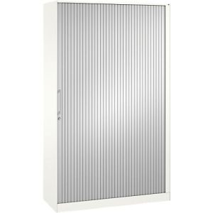 Rollladenschrank ASISTO C 3000, 5 Ordnerhöhen, B 1200 mm, weiß/weiß Rollladenschrank ASISTO C 3000, 5 Ordnerhöhen, B 1200 mm, weiß/weiß