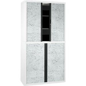 Rollladenschrank, Rollladen grau gesprenkelt, Höhe 2040 mm Rollladenschrank, Rollladen grau gesprenkelt, Höhe 2040 mm