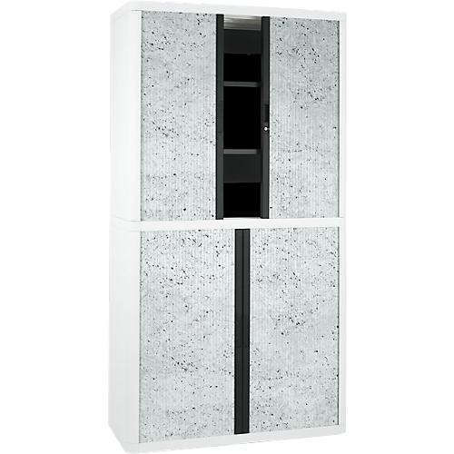 Rollladenschrank, Rollladen grau gesprenkelt, Höhe 2040 mm