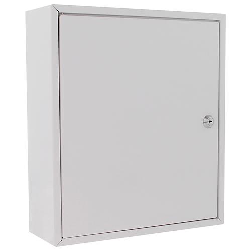 Rottner Medikamentenschrank MK1, Wandmontage, Volumen 12 l, 1 Fachboden, Zylinderschloss, 2 Schlüssel, Aufkleber, B 315 x T 110 x H 360 mm, Stahlblech