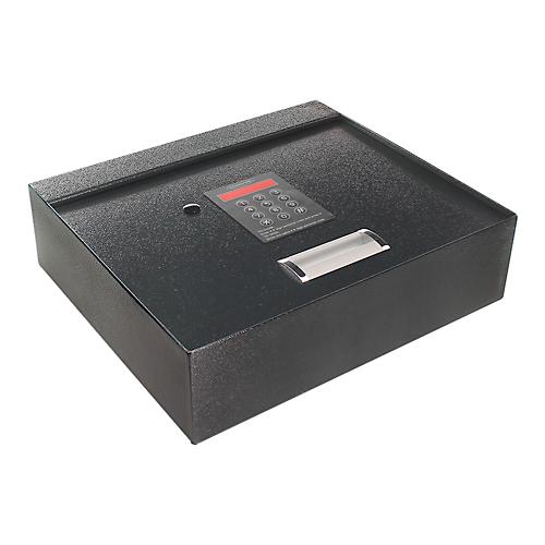 Rottner Schubladentresor Coverchest, 7,5 l, Türanschlag oben, Elektronikschloss mit 2 Schlüsseln, Montagematerial, B 400 x T 350 x H 110 mm, anthrazit