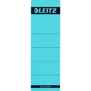 Rückenschild LEITZ®, Rückenbreite 80 mm, selbstklebend, 10 Stück, blau Rückenschild LEITZ®, Rückenbreite 80 mm, selbstklebend, 10 Stück, blau