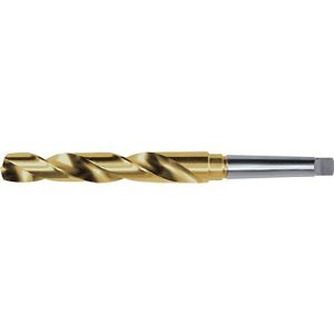 RUKO Spiralbohrer DIN 345 Typ N, Ø 15 mm, HSS-Co5 TiN-beschichtet, MK2, L 212 mm, für schwer zerspanbare Werkstoffe RUKO Spiralbohrer DIN 345 Typ N, Ø 15 mm, HSS-Co5 TiN-beschichtet, MK2, L 212 mm, für schwer zerspanbare Werkstoffe