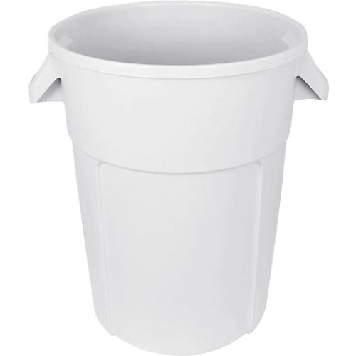 Rundbehälter, lebensmittelecht, 85 l, weiß