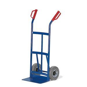 Sackkarre mit gewölbter Rückwand, Tragkraft 200 kg, Luft-Bereifung Sackkarre mit gewölbter Rückwand, Tragkraft 200 kg, Luft-Bereifung