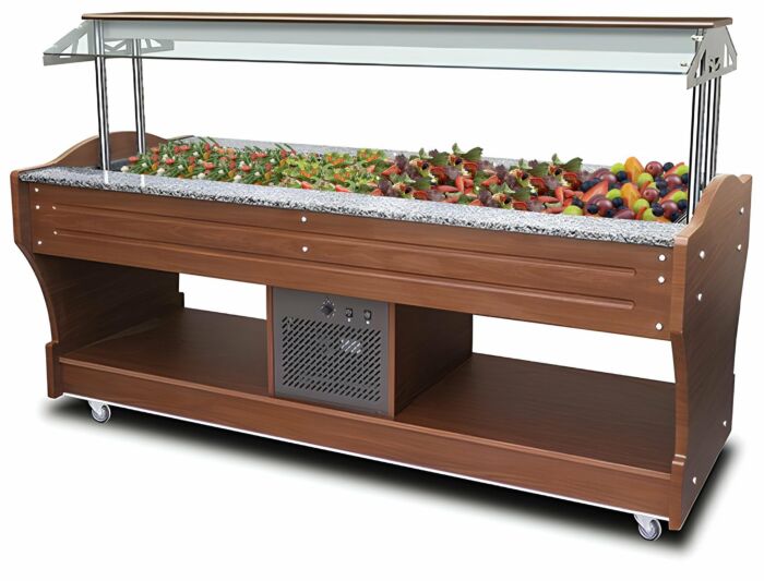 MASTRO Kühl-Salat-Buffet für 6x GN, Breite 2200mm