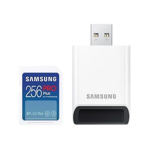 Samsung PRO Plus MB-SD256SB – Flash-Speicherkarte – 256 GB – Video Class V30 / UHS-I U3 – SDXC UHS-I – weiß Samsung PRO Plus MB-SD256SB – Flash-Speicherkarte – 256 GB – Video Class V30 / UHS-I U3 – SDXC UHS-I – weiß