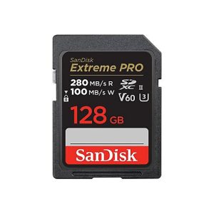 SanDisk Extreme Pro – Flash-Speicherkarte – 128 GB – Video Class V60 / UHS-II U3 / Class10 – SDXC UHS-II SanDisk Extreme Pro – Flash-Speicherkarte – 128 GB – Video Class V60 / UHS-II U3 / Class10 – SDXC UHS-II