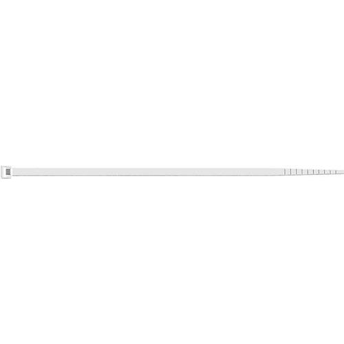 SapiSelco Kabelbinder SEL.FIT, L 100 x B 2,5 mm, Polyamid 6.6 natur, innenverzahnt, UL94 V2, 80N Zugbelastung, 100 Stück
