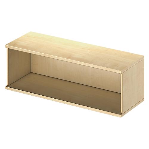 Schäfer Shop Genius Aufsatzregal TETRIS WOOD, 1 OH, B 1200, Ahorn-Dekor