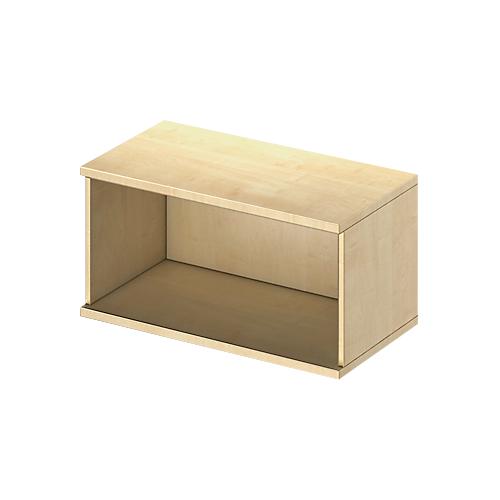 Schäfer Shop Genius Aufsatzregal TETRIS WOOD, 1 OH, B 800, Ahorn-Dekor