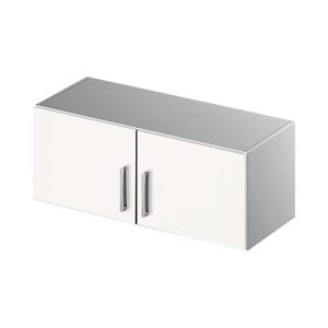 Schäfer Shop Genius Aufsatzschrank TETRIS SOLID, Stahlkorpus, 1 OH, B 1000 mm, weiß/weißalu Schäfer Shop Genius Aufsatzschrank TETRIS SOLID, Stahlkorpus, 1 OH, B 1000 mm, weiß/weißalu