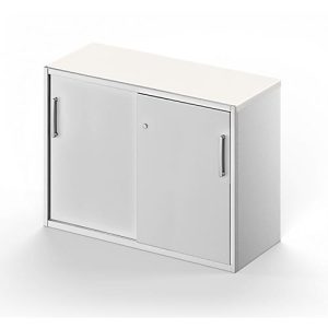 Schäfer Shop Genius Beistellschrank TETRIS SOLID, 2 OH, in Schreibtischhöhe, B 1000 mm, 25 mm Abdeckplatte, weiß Schäfer Shop Genius Beistellschrank TETRIS SOLID, 2 OH, in Schreibtischhöhe, B 1000 mm, 25 mm Abdeckplatte, weiß