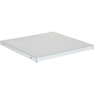 Schäfer Shop Genius Fachboden für FS Putzmittel- und Materialschränke, Stahlblech verzinkt, B 500 x T 490 x H 25 mm, bis 150 kg