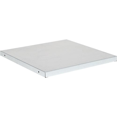 Schäfer Shop Genius Fachboden für FS Putzmittel- und Materialschränke, Stahlblech verzinkt, B 500 x T 490 x H 25 mm, bis 150 kg