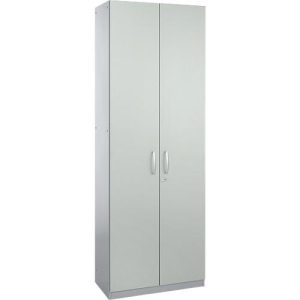 Schäfer Shop Genius Flügeltürenschrank TETRIS SOLID, Stahlkorpus, 5 OH, B 800 mm, abschließbar, lichtgrau/weißalu Schäfer Shop Genius Flügeltürenschrank TETRIS SOLID, Stahlkorpus, 5 OH, B 800 mm, abschließbar, lichtgrau/weißalu