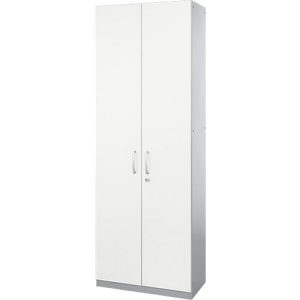 Schäfer Shop Genius Flügeltürenschrank TETRIS SOLID, Stahlkorpus, 5 OH, B 800 mm, abschließbar, weiß/weißalu Schäfer Shop Genius Flügeltürenschrank TETRIS SOLID, Stahlkorpus, 5 OH, B 800 mm, abschließbar, weiß/weißalu