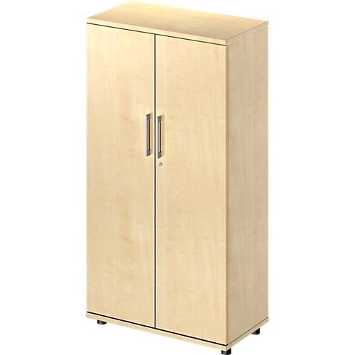Schäfer Shop Genius Flügeltürenschrank TETRIS WOOD, 4 OH, Höhe inkl. Gleiter, B 800 mm, Ahorn-Dekor