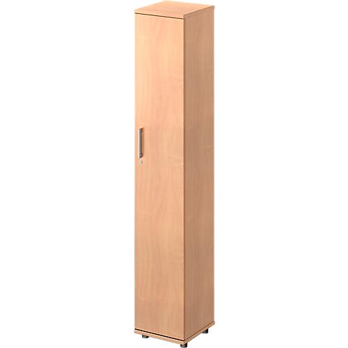 Schäfer Shop Genius Flügeltürenschrank TETRIS WOOD, 6 OH, B 400 x T 421 x H 2270 mm, Höhe inkl. Gleiter, Tür rechts, Buche-Dekor