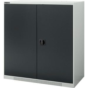 Schäfer Shop Genius Flügeltürschrank FS, 3 OH, abschließbar, 2 Fachböden, bis 450 kg, Stahl, lichtgrau RAL 7035/anthrazitgrau RAL 7016 Schäfer Shop Genius Flügeltürschrank FS, 3 OH, abschließbar, 2 Fachböden, bis 450 kg, Stahl, lichtgrau RAL 7035/anthrazitgrau RAL 7016