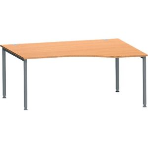 Schäfer Shop Genius Freiformschreibtisch MODENA FLEX, Ansatz links B 1800 mm, ahorn/anthrazit Schäfer Shop Genius Freiformschreibtisch MODENA FLEX, Ansatz links B 1800 mm, ahorn/anthrazit