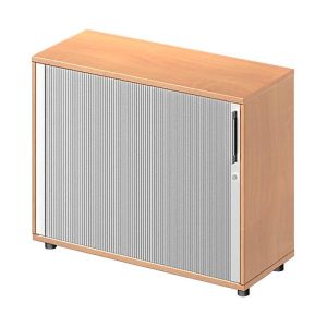 Schäfer Shop Genius Querrollladenschrank TETRIS WOOD, 2 OH, B 1000 mm, Höhe inkl. Gleiter, Buche-Dekor Schäfer Shop Genius Querrollladenschrank TETRIS WOOD, 2 OH, B 1000 mm, Höhe inkl. Gleiter, Buche-Dekor
