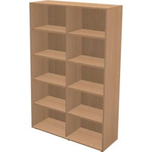 Schäfer Shop Genius Regal TETRIS WALL, 5 Ordnerhöhen, B 1200 x T 420 x H 1880 mm, Buche-Dekor Schäfer Shop Genius Regal TETRIS WALL, 5 Ordnerhöhen, B 1200 x T 420 x H 1880 mm, Buche-Dekor