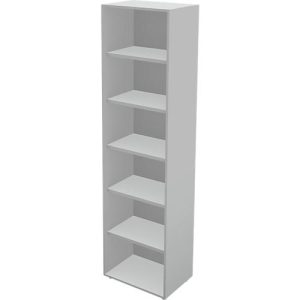 Schäfer Shop Genius Regal TETRIS WALL, 6 Ordnerhöhen, B 600 x T 420 x H 2250 mm, lichtgrau Schäfer Shop Genius Regal TETRIS WALL, 6 Ordnerhöhen, B 600 x T 420 x H 2250 mm, lichtgrau