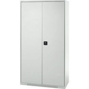 Schäfer Shop Genius Reinigungsmittelschrank FS, 5 OH, abschließbar, Mittelwand, 4 Fachböden, bis 450 kg, B 1055 x T 520 x H 1950 mm, lichtgrau/lichtgrau Schäfer Shop Genius Reinigungsmittelschrank FS, 5 OH, abschließbar, Mittelwand, 4 Fachböden, bis 450 kg, B 1055 x T 520 x H 1950 mm, lichtgrau/lichtgrau