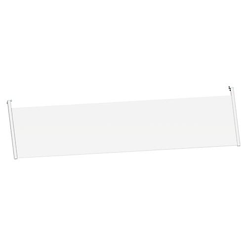 Schäfer Shop Genius Rückseitenblende, für Schreibtisch 135 Grad, H 466 mm, weiß
