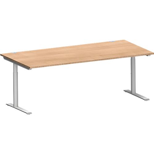 Schäfer Shop Genius Schreibtisch MODENA FLEX, 2000 x 1000 mm, Kirsche Romana