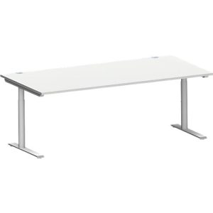 Schäfer Shop Genius Schreibtisch MODENA FLEX, 2000 x 1000 mm, lichtgrau Schäfer Shop Genius Schreibtisch MODENA FLEX, 2000 x 1000 mm, lichtgrau