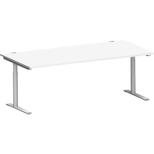 Schäfer Shop Genius Schreibtisch MODENA FLEX, 2000 x 1000 mm, weiß