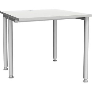 Schäfer Shop Genius Schreibtisch MODENA FLEX, Breite 800 mm, einseitig verkürzt, lichtgrau Schäfer Shop Genius Schreibtisch MODENA FLEX, Breite 800 mm, einseitig verkürzt, lichtgrau