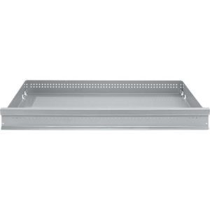 Schäfer Shop Genius Schublade FS, Stahl, B 1281 x T 492 x H 100 mm, Weißalu, bis 50 kg Schäfer Shop Genius Schublade FS, Stahl, B 1281 x T 492 x H 100 mm, Weißalu, bis 50 kg