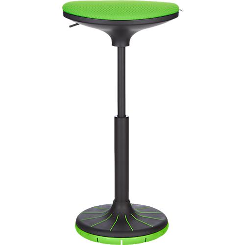 Schäfer Shop Genius Steh-/Sitzhilfe SSI PROLINE P 3-D, ergonomisch, patentierte Sohle, höhenverstellbar, B 380 x T 320 x H 570-790 mm, grün/schwarz-grün